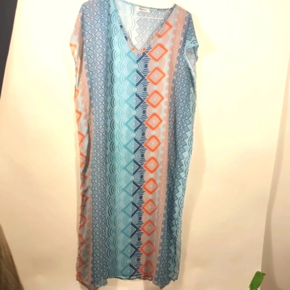 Akery Long Swimsuit Cover up Free size (Large)